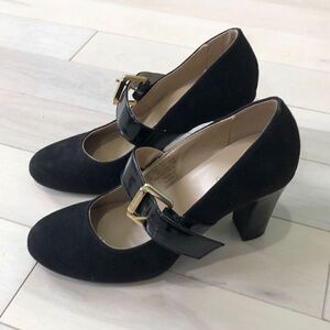 Jaclyn Smith Women's Vintage Alexa Mary Jane Block Heels Black 5M